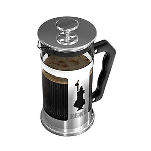Bialetti French Press 1 L Nero, Argento, Trasparente