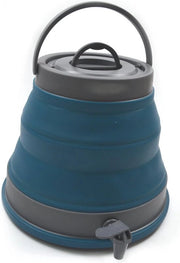 Contenitore acqua opacos da 125L - contenitore acqua portatile per campeggio, escursioni, arrampicata e trekking - contenitore acqua di emergenza (azzurro scuro)