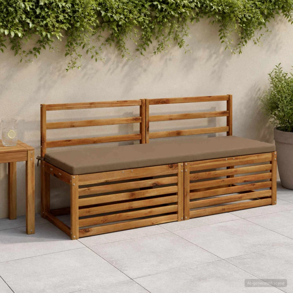 Cuscini per Panchina a 2 Pezzi SOEST 2 pz 100% Poliestere 949375