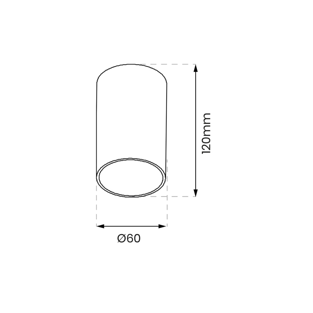 Faretto da soffitto rotondo dorato 1xGU10 10W Ricky