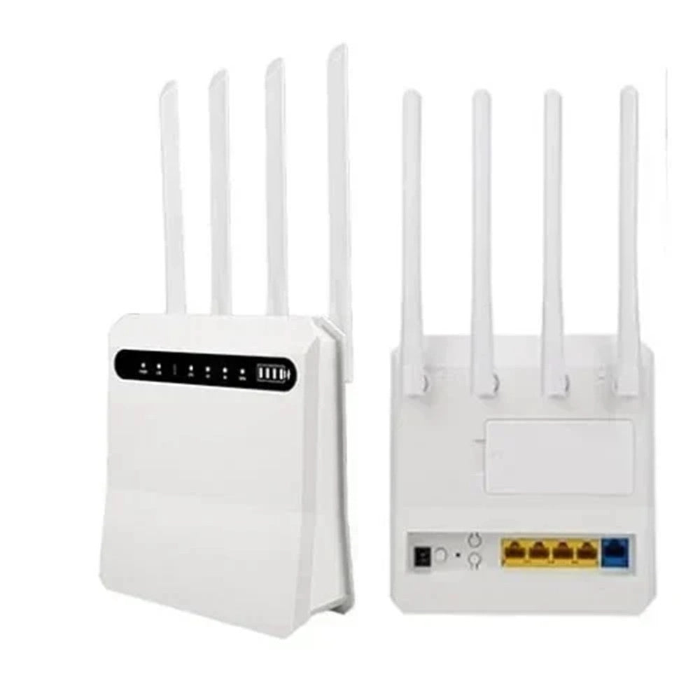 Trade Shop - Router Mobile Wi-fi Wireless 4g/5g 1200mbps Con 4 Porte Ethernet Batteria 4400mah Q-a10 -