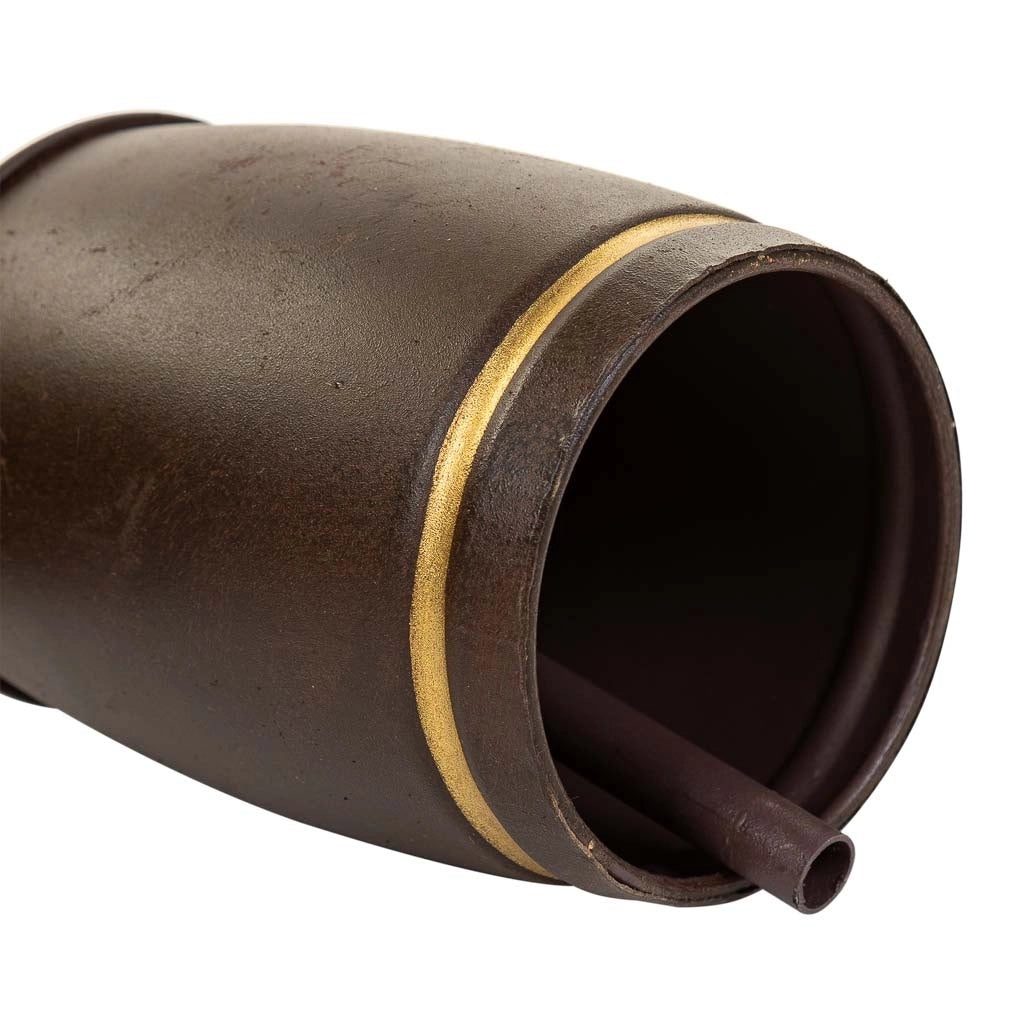 Campana decorativa in metallo marrone 20,3x12,7x81,3h
