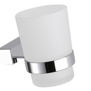 Porta bicchiere/spazzolini da muro - serie sq