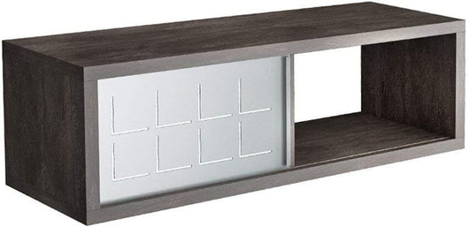 Terraneo Mobile da parete con anta in ferro Fissaggio incluso ardesia 60x25x20 Made in Italy