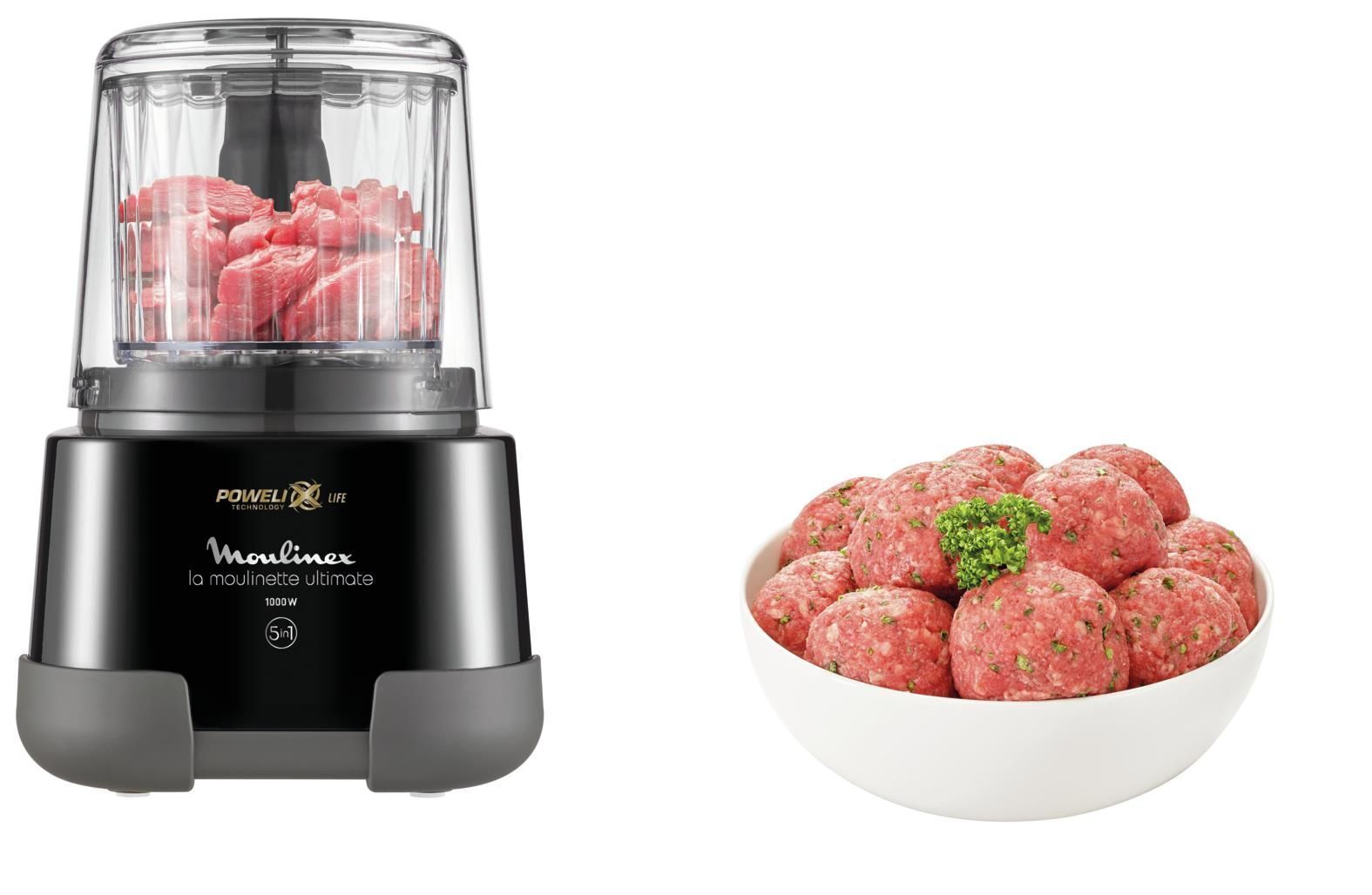 Moulinex DP8108 tritaverdure elettrico 0,55 L 1000 W Nero