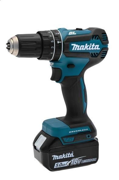 Makita DHP485RTJ trapano 28500 Giri/min Senza chiave 1,5 kg Nero, Blu