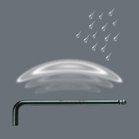 Wera 950/9 Hex-Plus 6 Chiave esagonale a L Metrico 9 pz