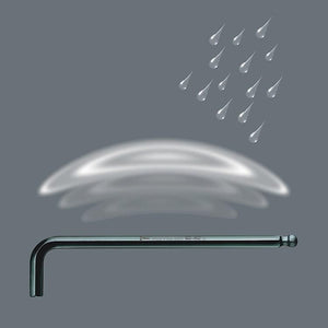 Wera 950/9 Hex-Plus 6 Chiave esagonale a L Metrico 9 pz