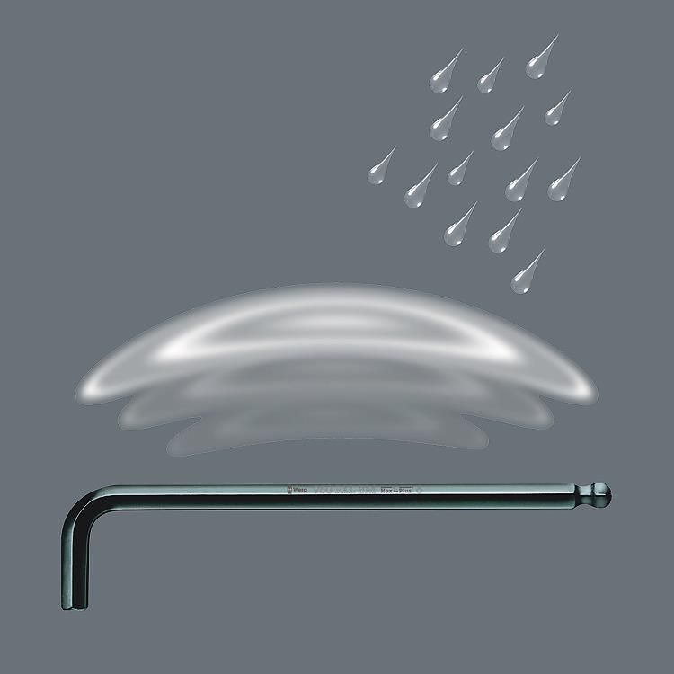 Wera 950/9 Hex-Plus 6 Chiave esagonale a L Metrico 9 pz