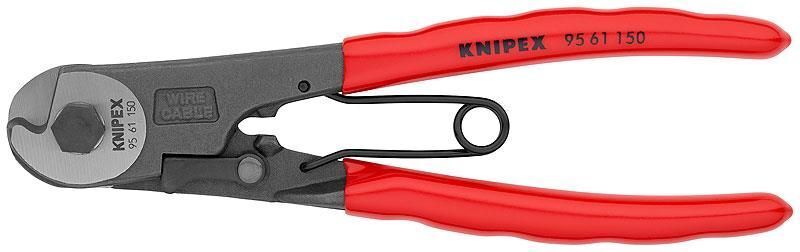 Knipex 95 61 150 pinza crimpatrice Nero, Rosso, Argento