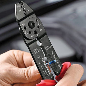 Knipex 97 21 215 B Crimpatrice Nero, Blu, Rosso