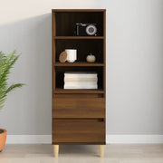 Credenza Rovere Marrone 40x36x110 cm in Legno Multistrato cod mxl 26115