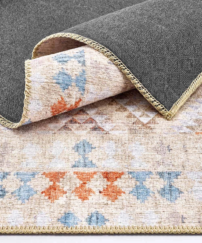 Tappeto arredo casa ANATOLIA KILIM 01 cm.115x175 riproduzione disegno persiano classico in stile vintage. Tappeto lavabile e antiscivolo per ingresso, soggiorno, camera da letto.