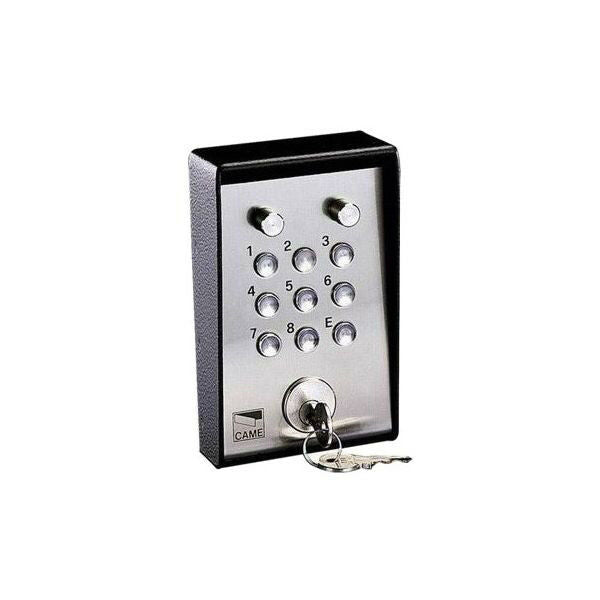 SELETTORE A TASTIERA DIGITAL DA ESTERNO IN ACCIAIO ZINCATO VERNICIATO CAME S5000