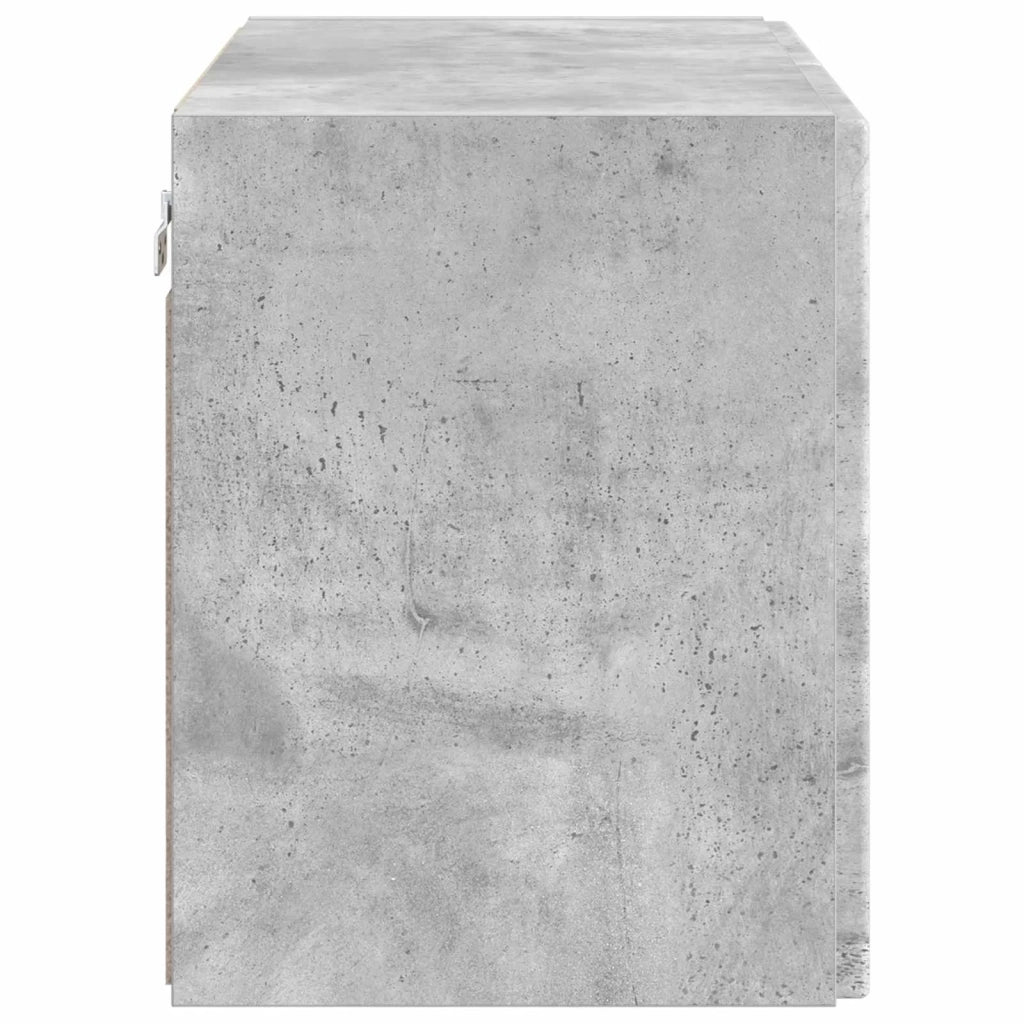Mobile TV da parete Grigio cemento 59,5 x 31 x 40 cm 892335