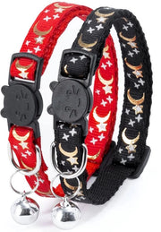 Collare per gatti adattabile - riflettente - chiusura di sicurezza - chiusura rapida - adatto per gatti/cuccioli - lunghezza 20,3-34,5 cm