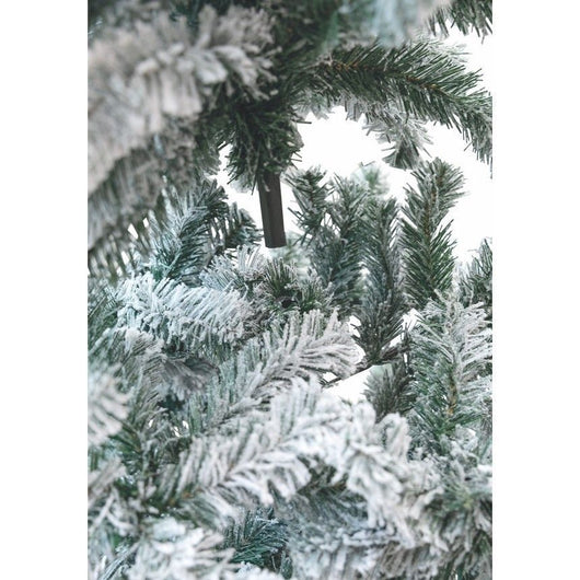 Albero di Natale Sestriere innevato 150 cm 350 rami in pvc
