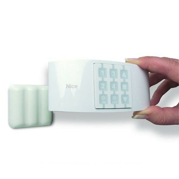 NICE WAX SUPPORTO DA TAVOLO PLASTICA BIANCA + GOMMA ICE BLUE ONDO