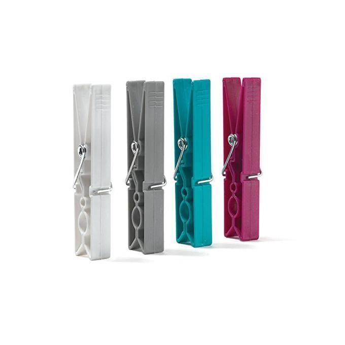 12 Mollette da bucato in  plastica large