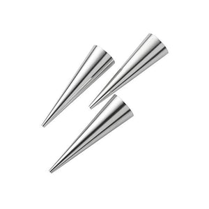 Pedrini 3 Stampi per Cannoncini in acciaio inox