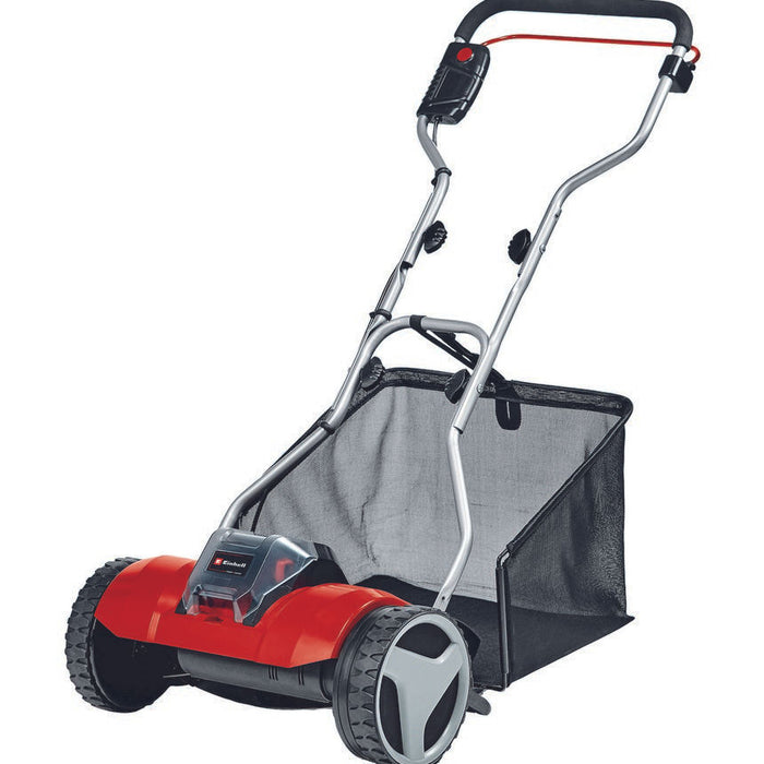Einhell GE-HM 18/38 tagliaerba Tagliaerba a spinta Batteria Nero, Grigio, Rosso