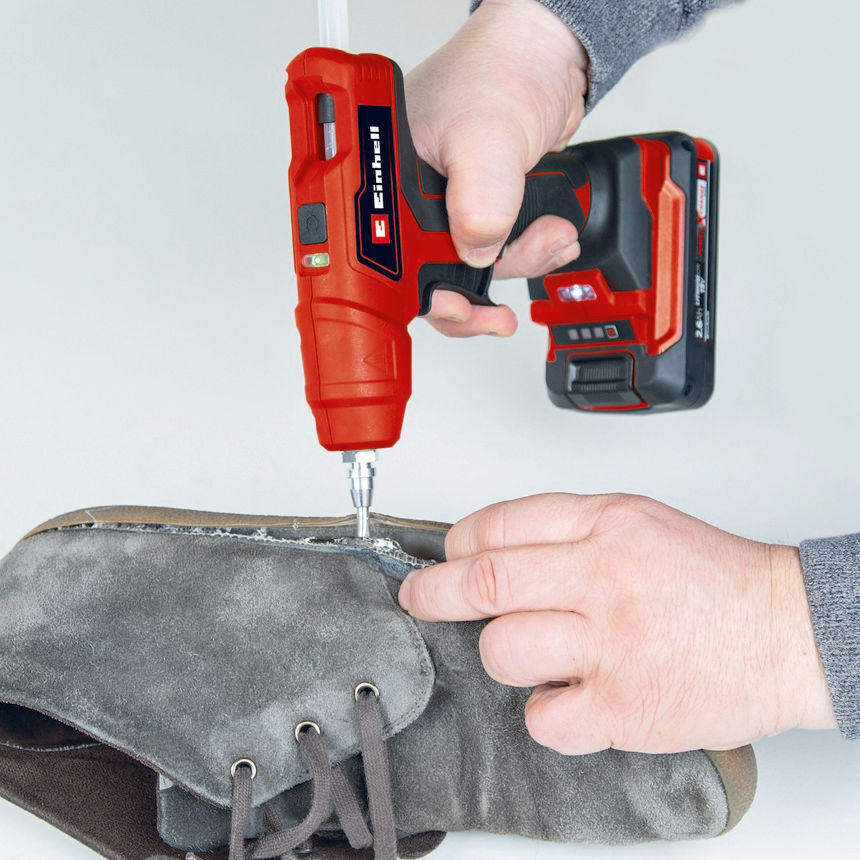 Einhell 4522200 pistola e penna a caldo Nero, Rosso