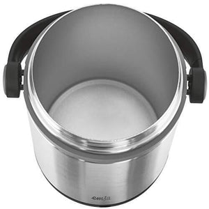 EMSA 509245 recipiente per cibo 1,7 L Antracite, Nero, Acciaio inossidabile