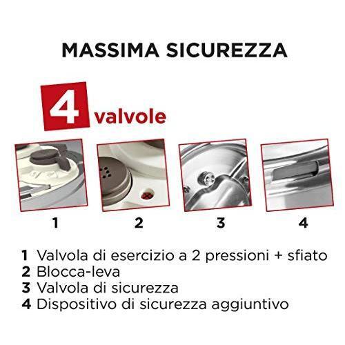 Barazzoni Facile Dual System 2.0 6 L Acciaio inossidabile