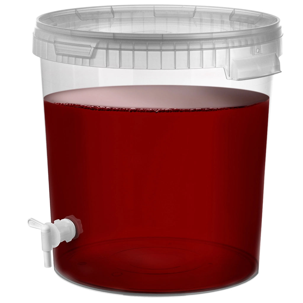 Rubinetto di scarico a spirale KADAX per secchio di fermentazione con guarnizione