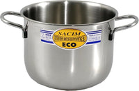 Pentola Cuocitutto per induzione con 2 manici Lt.6 Cm.22