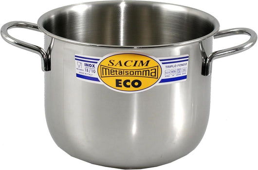 Pentola Cuocitutto per induzione con 2 manici Lt.6 Cm.22