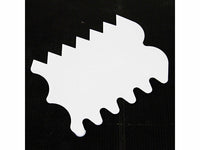 6 Raschietto Pettine in plastica