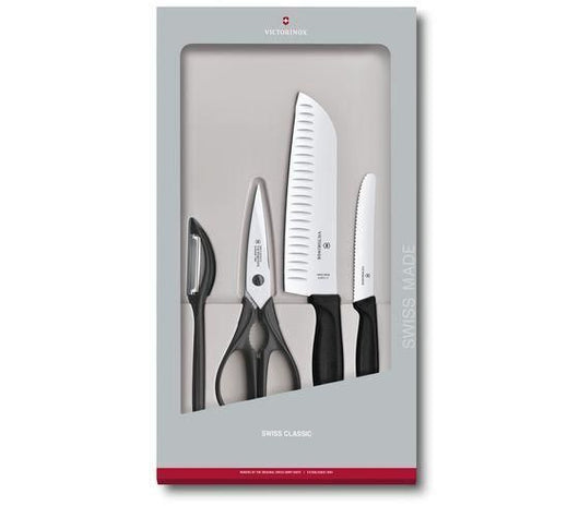 Victorinox SwissClassic 6.7133.4G posata da cucina e set di coltelli 4 pz Astuccio per set di coltelli/coltelleria