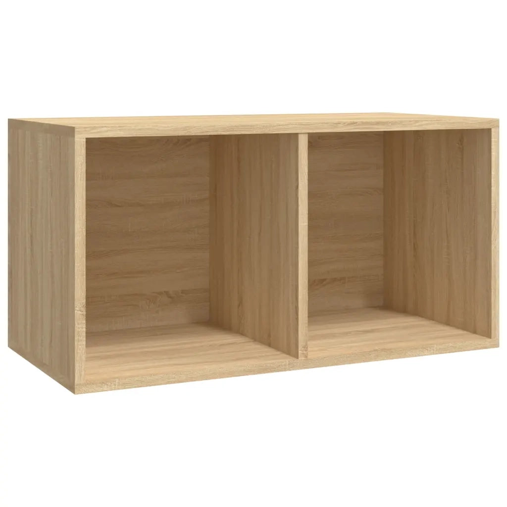 Contenitore per Vinili Rovere 71x34x36 cm in Legno Multistratocod mxl 97196