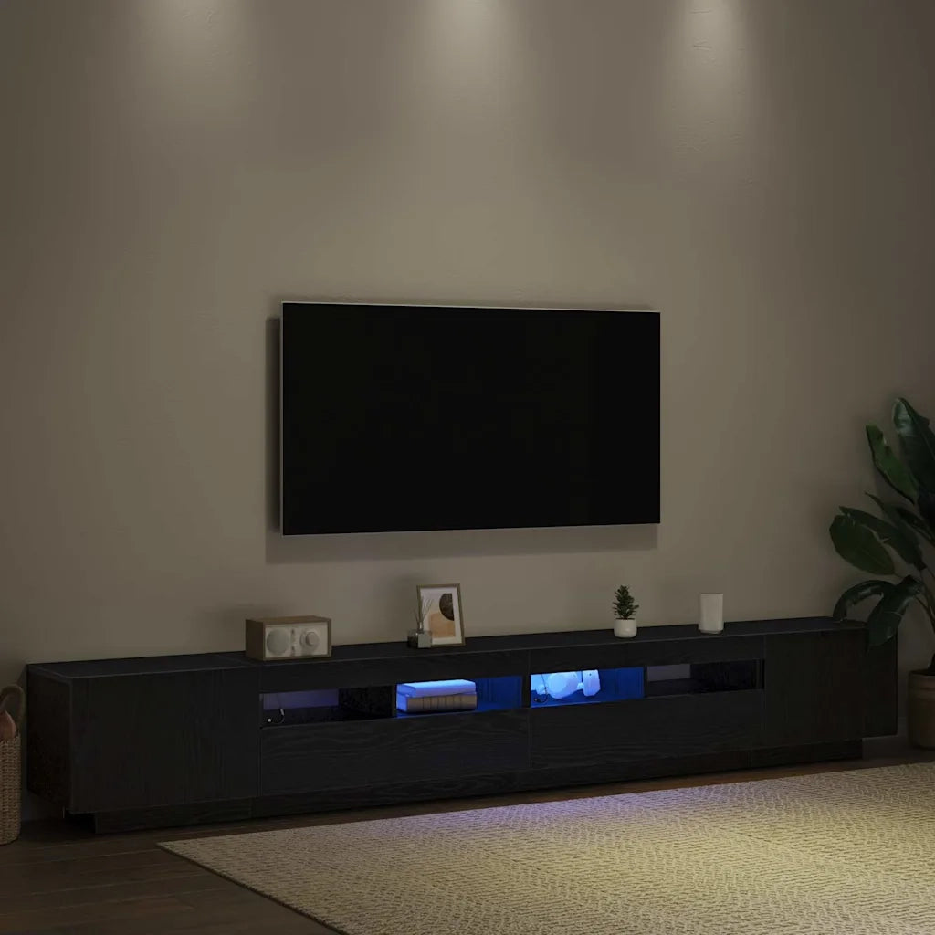 Set mobile TV 3 pcs Nero 260 x 35 x 40 cm Legno multistrato 3333064