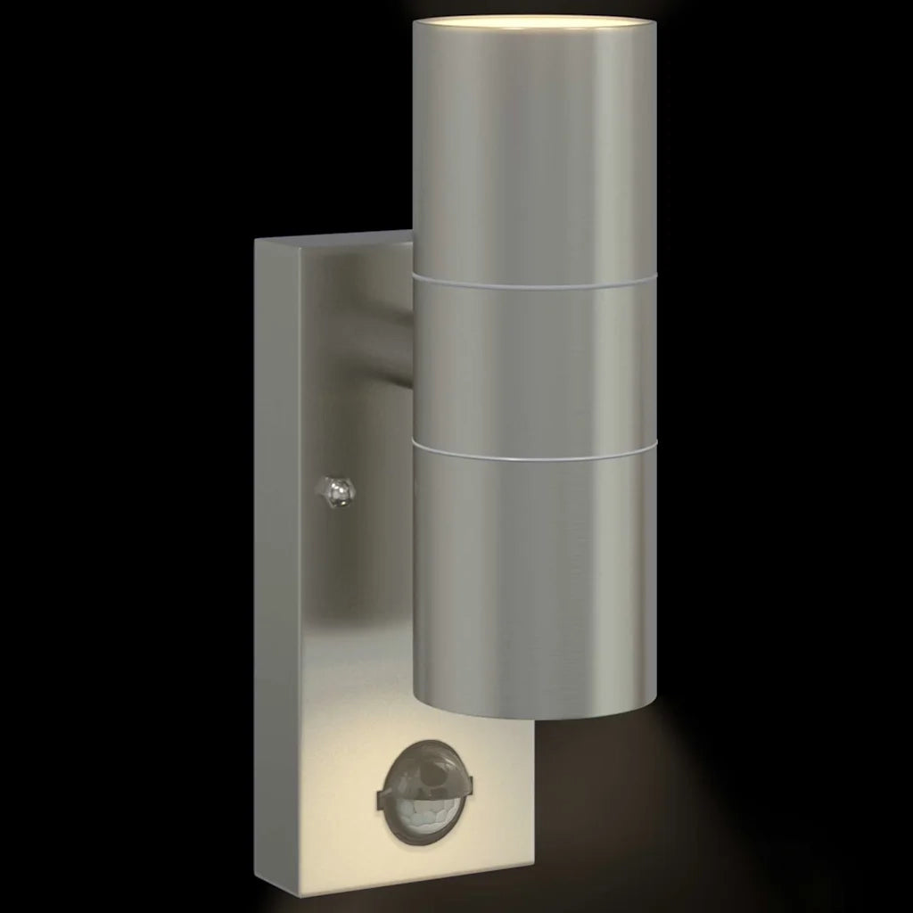 Lampada da Parete Esterna Argento 7 x 10 x 22 cm 4005993