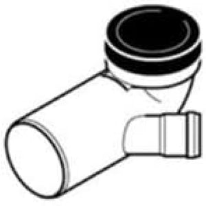 Curva wc attacco sinistro geberit pp d 110-40