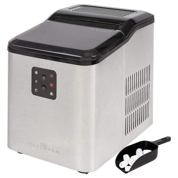ProfiCook PC-EWB 1253 Macchina per la produzione di cubetti di ghiaccio integrata/indipendente 12 kg/24h 120 W Nero, Grigio