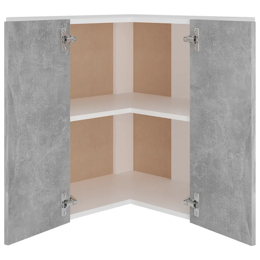 Pensile Angolare “Lyon” Grigio Cemento 57x57x60cm 806394