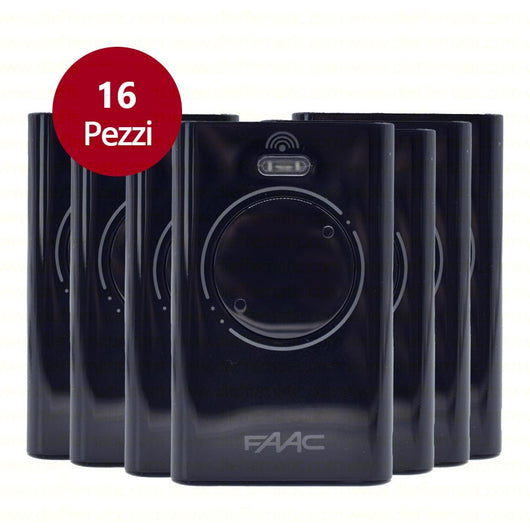 PACK 16 PEZZI TRASMITTENTE 433 MHZ LONG RANGE XT2 433 SLH LR NERA FAAC 7870071