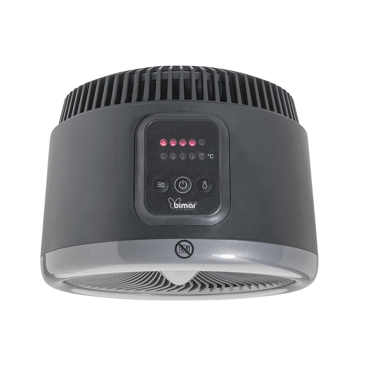 Bimar HF205 stufetta elettrica Riscaldatore ambiente elettrico con ventilatore Interno Grigio 2000 W