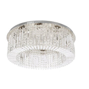 Plafoniera glamour cromata cristallo 10xE14 Candellux