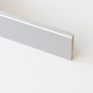 battiscopa in mdf alluminio mm.11/14x80x2400 cod:ferx.2217