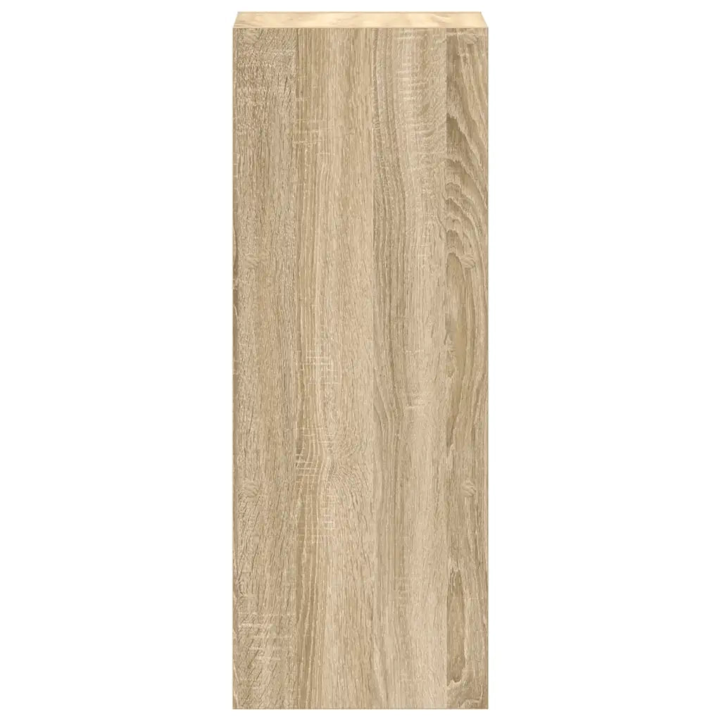 vidaXL Libreria Impilabili Rovere Sonoma 30x30x80 cm Legno Multistrato