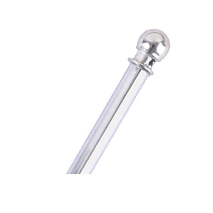 Xtra Bris Bris Tondo Placcato Nichel Lucido 8x80-100cm 2 Pezzi