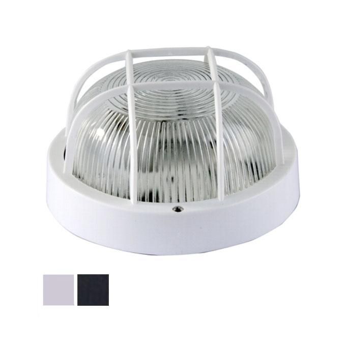 Syntesy Plafoniera pl Tonda nera Griglia Syntesy 00543