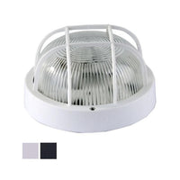 Syntesy Plafoniera pl Tonda nera Griglia Syntesy 00543