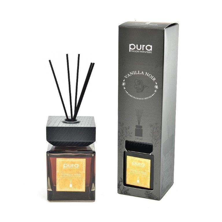 DIFFUSORE BACCHETTI 200ML VANILLA NOIR