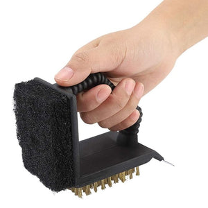 SPAZZOLA PER BBQ 3 FUNZIONI.