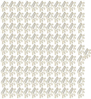 Clips per carta 100 pezzi - Clip per carta in oro - Marcatori per documenti - Notificatori per documenti - Clip per carta creativi - Documento segnalatore - Clip per carta leggero in metallo